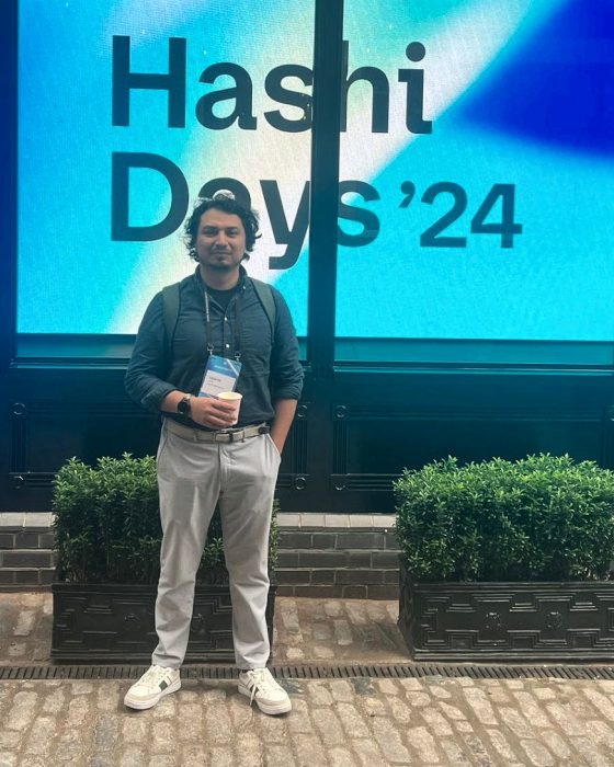 Outside HashiDays 2024 in London